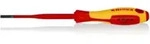 KNIPEX 98 20 40 SL Schraubendreher (Slim) f&uuml;r Schlitzschrauben isolierender