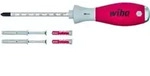 Wiha D&uuml;bellochschl&auml;ger Set SoftFinish&reg; mit D&uuml;beln Phillips mit 6 mm Rundklinge in