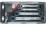 KS Tools GEARplus TX-E-Doppel-Ratschenringschl&uuml;ssel-Satz, 4-teilig
