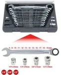 KS Tools GEARplus Ratschenringmaulschl&uuml;ssel-Satz, 16-tlg.