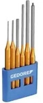 Gedore Splinttreiber-Satz inkl. PVC-Halter, 6-teilig, lange Form, Stahl/Lackierung,