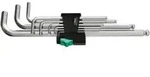 Wera 950 PKL/9 SM N Winkelschl&uuml;sselsatz, metrisch, gestellverchromt