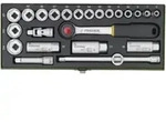 Proxxon Steckschl&uuml;sselsatz CV. 6-24PR, Vierkant, 24-teilig, 3/8 mit Driver-System''