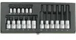 Proxxon Steckschl&uuml;sselsatz "Hex", 1/4" + 1/2" (18-tlg.)