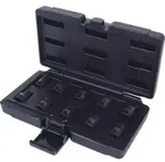 KS Tools 3/8" 12-kant-Kraft-Stecknuss-Satz, kurz, 10-teilig