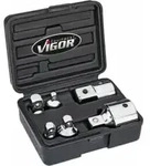 VIGOR Adapter Satz V1293 Vierkant hohl 6,3 mm (1/4 Zoll) Vierkant hohl 10 mm (3/8