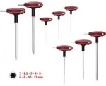 KS Tools ERGOTORQUEplus T-Griff-Innensechskant-Kugelkopf-Schl&uuml;ssel-Satz, 9-teilig