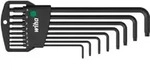 Stiftschl&uuml;ssel Set im Classic Halter TX 8-tlg. schwarzoxidiert (34736)