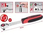 KS Tools 1/4" SlimPOWER Umschaltknarre,72 Zahn