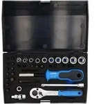 Gedore Steckschl&uuml;sselsatz, Set 40tlg, 12-kant, 1/4 Zoll, 4-13mm, Werkzeug, Knarre