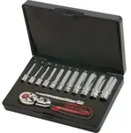 KS Tools 1/4" CHROMEplus Steckschl&uuml;ssel-Satz, 13-teilig
