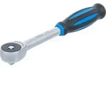 BGS Umschaltknarre mit Drehgriff Abtrieb Au&szlig;envierkant 6,3 mm