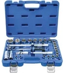 BGS Steckschl&uuml;ssel-Satz Antrieb 12,5 mm (1/2 Zoll) Zollgr&ouml;&szlig;en 27 teilig