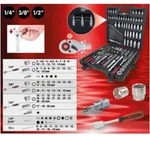 KS Tools 1/4 Zoll+3/8 Zoll+1/2 Zoll Steckschl&uuml;ssel-Satz, 216-tlg.