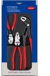 KNIPEX 00 20 10 Kraft-Paket 1x 02 01 180, 1x 87 01 250, 1x 74 01 160
