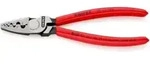 KNIPEX 97 71 180 Crimpzange f&uuml;r Aderendh&uuml;lsen mit Kunststoff &uuml;berzogen 180 mm