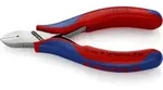 KNIPEX 77 02 115 Elektronik-Seitenschneider mit durchgestecktem Gelenk mit