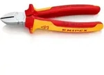 KNIPEX 70 06 180 Seitenschneider isoliert mit Mehrkomponenten-H&uuml;llen, VDE-gepr&uuml;ft