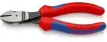 KNIPEX 74 02 160 Kraft-Seitenschneider mit Mehrkomponenten-H&uuml;llen schwarz
