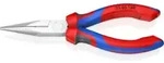 KNIPEX 25 05 160 Flachrundzange mit Schneide (Radiozange) mit Comfort-Griffen