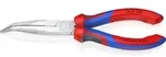 KNIPEX 26 25 200 Flachrundzange mit Schneide (Storchschnabelzange) mit