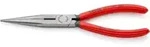 KNIPEX 26 11 200 Flachrundzange mit Schneide (Storchschnabelzange) mit Kunststoff