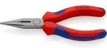 KNIPEX 25 02 140 Flachrundzange mit Schneide (Radiozange) mit Comfort-Griffen schwarz