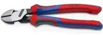 KNIPEX 74 22 200 Kraft-Seitenschneider mit Comfort-Griffen schwarz atramentiert 200