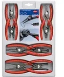 KNIPEX 00 20 04 SB Pr&auml;zisions-Sicherungsringzangen-Set 8-teilig