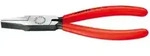Knipex Flachzange schwarz atramentiert mit Kunststoff &uuml;berzogen 180mm