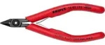 KNIPEX 75 02 125 Elektronik-Seitenschneider mit Kunststoff-H&uuml;llen br&uuml;niert 125 mm