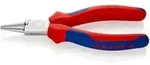 KNIPEX 22 05 140 Rundzange mit Mehrkomponenten-H&uuml;llen verchromt 140 mm