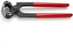 KNIPEX 50 01 225 Kneifzange mit Kunststoff &uuml;berzogen schwarz atramentiert 225 mm