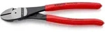KNIPEX 74 21 200 Kraft-Seitenschneider mit Kunststoff &uuml;berzogen schwarz atramentiert