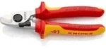 KNIPEX 95 26 165 Kabelschere mit &Ouml;ffnungsfeder isoliert mit Mehrkomponenten-H&uuml;llen,