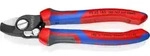 KNIPEX 95 22 165 Kabelschere mit &Ouml;ffnungsfeder mit Comfort-Griffen br&uuml;niert 165 mm