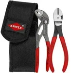 KNIPEX 00 20 72 V02 Mini-Zangenset in Werkzeugg&uuml;rteltasche 1 x 87 01 150, 1 x 74 01