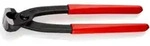KNIPEX 10 98 I220 Ohrklemmenzange mit Kunststoff &uuml;berzogen schwarz atramentiert 220
