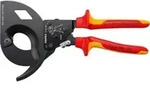 KNIPEX 95 36 280 Kabelschneider (Ratschenprinzip) isoliert mit