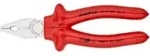 KNIPEX 03 07 200 Kombizange tauchisoliert, VDE-gepr&uuml;ft verchromt 200 mm