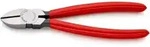 KNIPEX 70 01 180 Seitenschneider mit Kunststoff &uuml;berzogen schwarz atramentiert 180