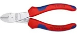 KNIPEX 74 05 140 Kraft-Seitenschneider mit Mehrkomponenten-H&uuml;llen verchromt 140 mm
