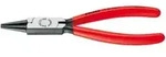 Knipex Rundzange schwarz atramentiert mit Kunststoff &uuml;berzogen 125mm