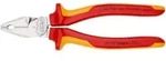 KNIPEX 02 06 180 Kraft-Kombizange isoliert mit Mehrkomponenten-H&uuml;llen, VDE-gepr&uuml;ft