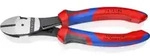 KNIPEX 74 12 180 Kraft-Seitenschneider mit Comfort-Griffen schwarz atramentiert 180