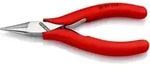 KNIPEX 35 21 115 Elektronik-Greifzange mit durchgestecktem Gelenk mit rutschhemmenden