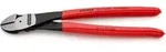 KNIPEX 74 21 250 Kraft-Seitenschneider mit Kunststoff &uuml;berzogen schwarz atramentiert