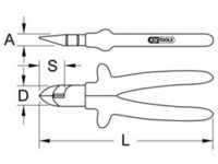 KS Tools CLASSIC 1000V Plombenzange, 160mm