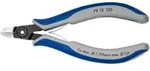 KNIPEX 79 12 125 Pr&auml;zisions-Elektronik-Seitenschneider mit Mehrkomponenten-H&uuml;llen