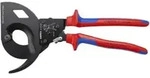 KNIPEX 95 32 320 Kabelschneider (Ratschenprinzip, Dreigang) mit